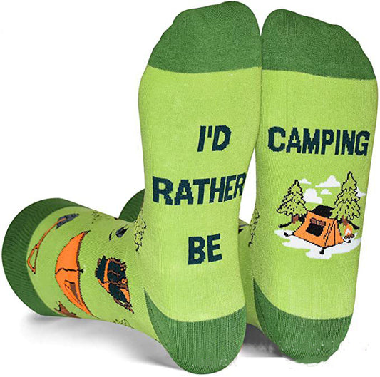 I'd Rather Be Camping Socks