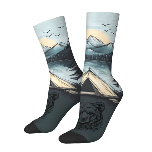 Mountain Camp Bear Socks